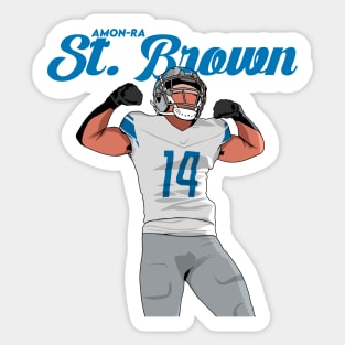 Amon-ra St. Brown Sticker